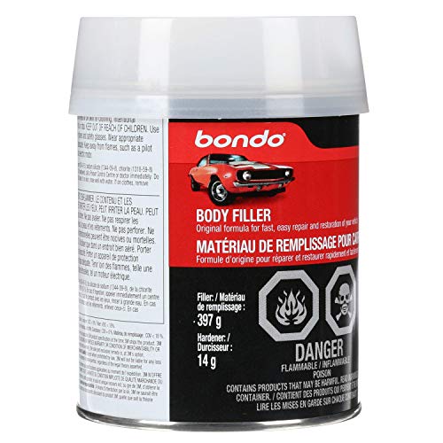 Bondo Body Filler, Original Formula for Fast, Easy Repair & Restoration