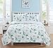 Home Fashion Designs 3-Piece Coastal Beach Theme Quilt Set with Shams. Soft All-Season Luxury Microfiber Reversible Bedspread and Coverlet. Westsands Collection Brand. (Full/Queen, Multi)