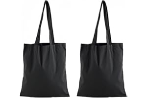 KERAYZE Reusable Grocery Shopping Bags Cotton Tote Bag, Blank Tote Canvas Bags for DIY Craft, Grocery,Shopping,Drawing