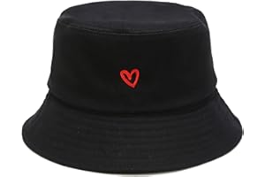 MALAXLX Trendy Bucket Hat Beach Sun Hat for Women Men Summer Sun Protection Fisherman Hat