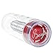Basily Infuser Water Bottle - 28 ounce - Made with Commercial Grade Tritan - PLUS Recipe Ebook INCLUDED, Red