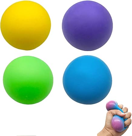 Amazon Creacom 握力ボール 圧力ボール 握力トレーニングボール Tpr製 高反発 変色可 ストレス解消 握力強化 ハンドエクササイズ ボール 手 筋トレ 握力強化エッグ リハビリやトレーニングに 丸型 減圧玩具 4個セット ランダムカラー スクイーズ おもちゃ