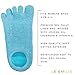 LE EMILIE Moisturizing Gel Heel Socks | Perfect for Healing Dry Cracked Heels and Feet | Infused with Aromatherapy Blend of Lavender and Jojoba Oil | 1 Pair, Blue