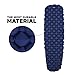 RikkiTikki Lightweight Inflatable Sleeping Pad – Best Air Mat for Backpacking, Camping, Hiking and Travel