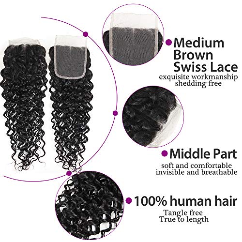 Water-Wave-Bundles-with-Closure-10A-Brazilian-Virgin-Human-Hair-Bundles-with-4x4-Middle-Part-Lace-Closure14-16-1812Wet-and-Wavy-Bundles-with-Closure-for-Black-Women-Natural-Color