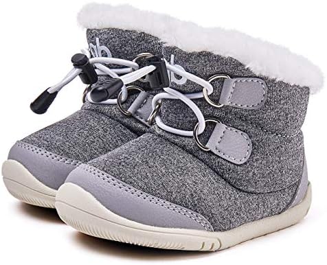 Toddler Winter Snow Boots Boys Girls Cold Weather Baby Faux Fur Shoes