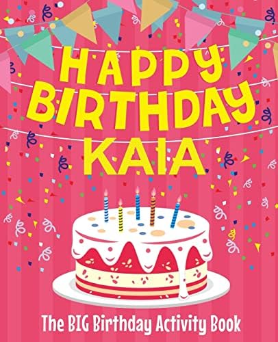 Amazon.com: Happy Birthday Chiara - The Big Birthday Activity Book