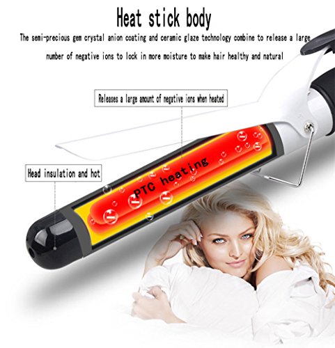 image for WDAKOWA 30mm Wet And Dry Hair Curler Environmental Protection And Gold