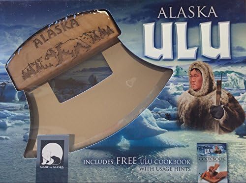 Alaska Ulu Knife Birch Walking Bear