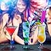 Penis Pecker Straws(Luminous, Pink, Purple)- Kitypartsy Supplies for Bachelorette, Girls Night Out, Hen Night, Bridal Shower and Bride to Be Party - 25 Pack