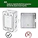 Smart Light Switch,Wi-Fi Switch In-wall Wireless Switch Compatible With Amazon Alexa,Remote Control Your Fixtures From Anywhere,Timing Function,Overload Protection,No Hub Required