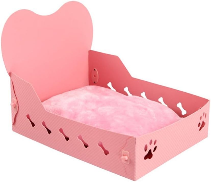 InTheHouse Elevated Detachable Pet Dog Puppy Cat Bed Princess House Luxury Fashion ( Cushion not included ) 191414-inch, 3 Colors