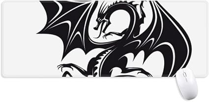 Amazon ドラゴンの動物のシルエットアート粒 ノンスリップゴムパッドのゲームマウスパッドプレゼント Beatchong マウスパッド 通販