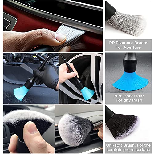 5PCS Car Detailing Brushes Car Wash Slit Brush Clean Seat Detail Brush For Cleaning Car Interior Ext I.801510389