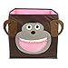 Shark and Monkey Themed Storage Cubes for Children by Harbor Creek - Eliminate Clutter – Kids Closet Organizers are Ideal for Baby or Toddler Clothes, Toys, Games and Books (2-Pack, Shark and Monkey)