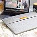 Inateck Felt Laptop Sleeve Carrying Case Bag Compatible 14 Inch Laptop/MacBook Pro 15'' 2019/2018/2017/2016 - Light Gray