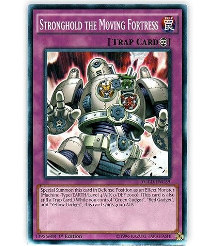 Amazon.com: YU-GI-OH! - Red Gadget (YGLD-ENC17) - Yugi's Legendary Decks -  1st Edition