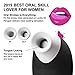 Clitoral Nipples Sucker Vibrator with 7 Vibration Modes,Luvkis Powerful Hand-held Massager Clitoris Sucking Stimulator Oral Sex Toy for Women, Waterproof and Rechargeable