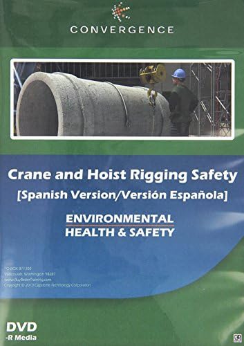 Convergence C-342-ES-US Crane and Hoist Rigging Safety Training Program DVD, 32 minutes Time, Spanish