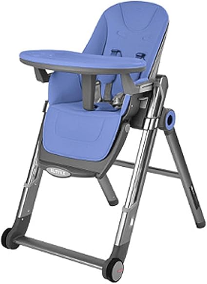 Zjpp Chaise D Enfant En Bas Age Et Rehausseur Chaise Haute De Bebe Chaise Haute De Voyage Portable Siege Avec Plateau Pour Camping Bebe Plage Pelouse Blue Amazon Fr Cuisine Maison