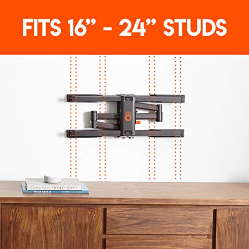 ECHOGEAR Full Motion TV Wall Mount for TVs Up to 82" Works with Any