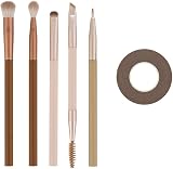 Real Techniques New Nudes Daily Swipe Eye Set 7 Piece Cruelty-Free Brushes view 2
