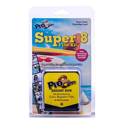 Pro8mm BRIGHT SUN Super Film Kit for Super 8mm Film Cameras