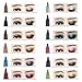 obmwang 12pcs Multicolor Eyeshadow Pencil, Eyeliner Pen Lip Liner Eye Pencil