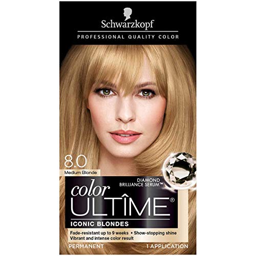 Schwarzkopf Color Ultime Iconic Blondes, 8.0 Medium Blonde, Pack of 1