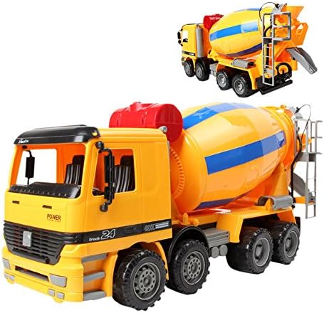 Liberty Imports 14 inches Oversized Friction Cement Mixer Truck Construction Vehicle Toy for Kids