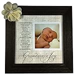 Grandma's Joy Picture Frame with Poetry - Barnwood