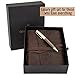 Leather Journal - Bound Notebook For Men & Women - LUXURY Gift Set For Anniversary & Birthday, Christmas & Holiday