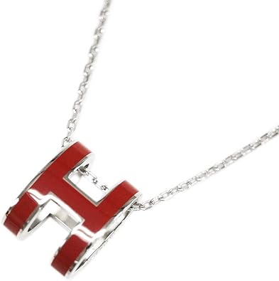 Amazon Co Jp エルメス エルメス ネックレス Hfp54 Hermes ペンダント ポップアッシュ ルージュアッシュ シルバー金具 並行輸入品 シューズ バッグ