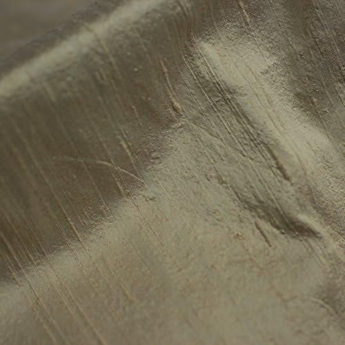 Imperial 40" Wide GaanZaLive36 100%Natural Pure Silk Dupioni Fabric By The Yard, Natural
