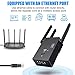 URANT WiFi Extender | Up to 1200Mbps |Repeater, WiFi Signal Booster, Access Point | Easy Set-Up | with WPS Internet Signal Booster | Extends WiFi Coverage to Smart Home Devices
