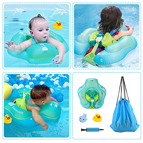 Delicacy Baby Swimming Float, Baby Inflatable Floats Ring Safety Belt