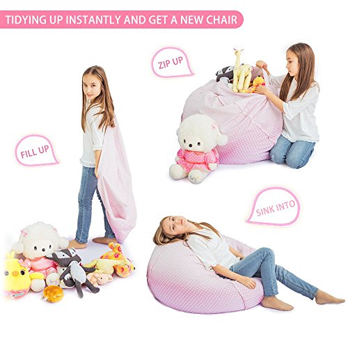 1 Stuffed+Animal+Storage+Bean+Dots%25EF%25BC%2589Comfortable