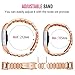 Oitom Stainless Steel Bands Compatilbe with Fitbit Charge 2,Premium Stainless Steel SS Metal Replacement Watch Band Strap for Smart Fitness Watch(Rose Gold)