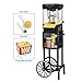 Nostalgia KPM200CTBK Vintage 2.5-Ounce Popcorn Cart with 5-Quart Bowl-45-Inches Tall, 2.5 oz, Black