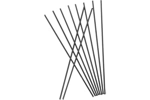NUOBESTY 10pcs Graphite Rods for Smelting High-Purity Carbon Stirring Sticks for Electronics Chemical Industry Graphite Skimm