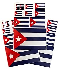 EUIOSFDC Decal in Multiple Sizes Cuba Flag Sticker