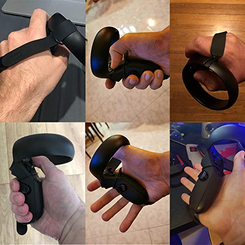 KIWI-design-Correa-Ajustable-de-Nudillo-para-Controlador-Oculus-QuestOculus-Rift-S-Accesorios-Correa-de-Fijacin-Ajustable-con-Cinta-Mgica-de-Nylon