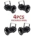 4x Black PAR 56 Lighting CAN Stage Theatre PAR56 Light