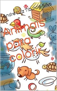 Livro Animais para colorir (Amimais, livros para colorir)