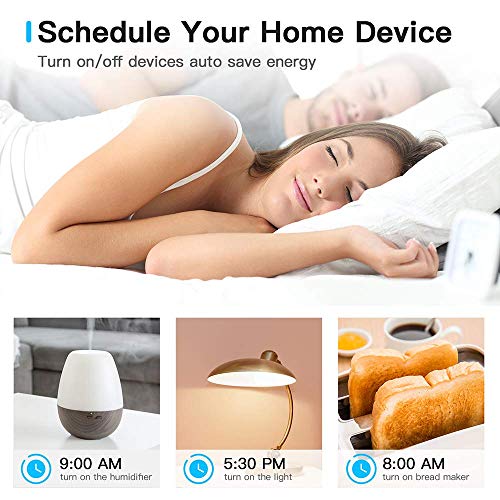 Jhome Zigbee Smart Plug, Mini Outlet Switches Works with Echo Plus, SmartThings Hub, Google Home. Remote Control Your Home Appliances from Anywhere(2 Pack)