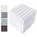 Classic Turkish Towels CTT Luxurious 100% Turkish Cotton Washcloths 6 Pack, Highly Absorbent & Quick Dry, Face Towels Wash Cloths for Hotel, Spa & Gym | 13