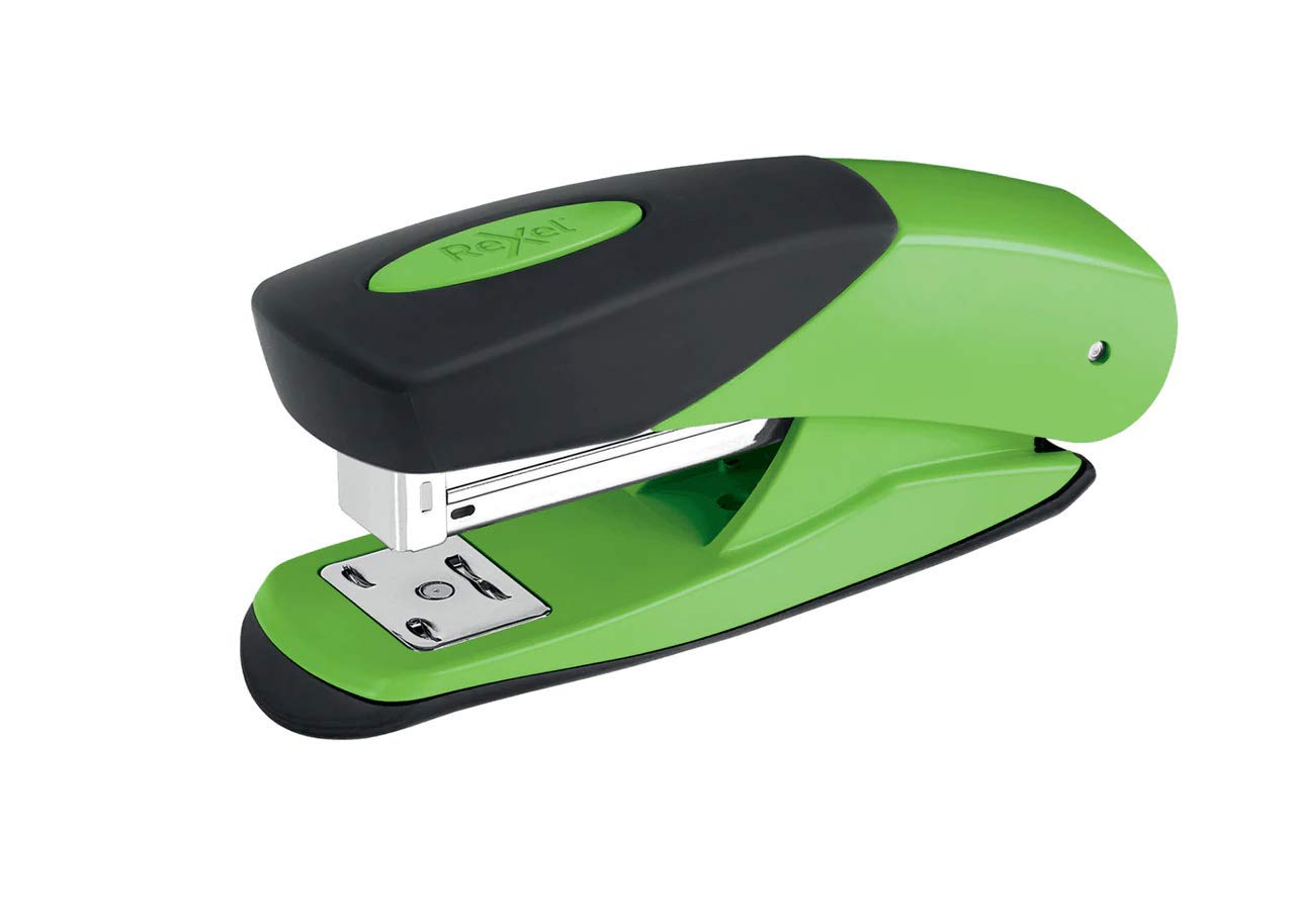 Rexel Choices Matador Half Strip Stapler, 25 Sheet Capacity, Uses 24/6 and 26/6 Staples, Metal Body, White, 2115687