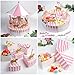 Aytai Carousel Baby Shower Candy Favor Boxes Unicorn Party Supplies Candy Bag Gift Box Table Centerpiece for Wedding Birthday Decorations (Pink)