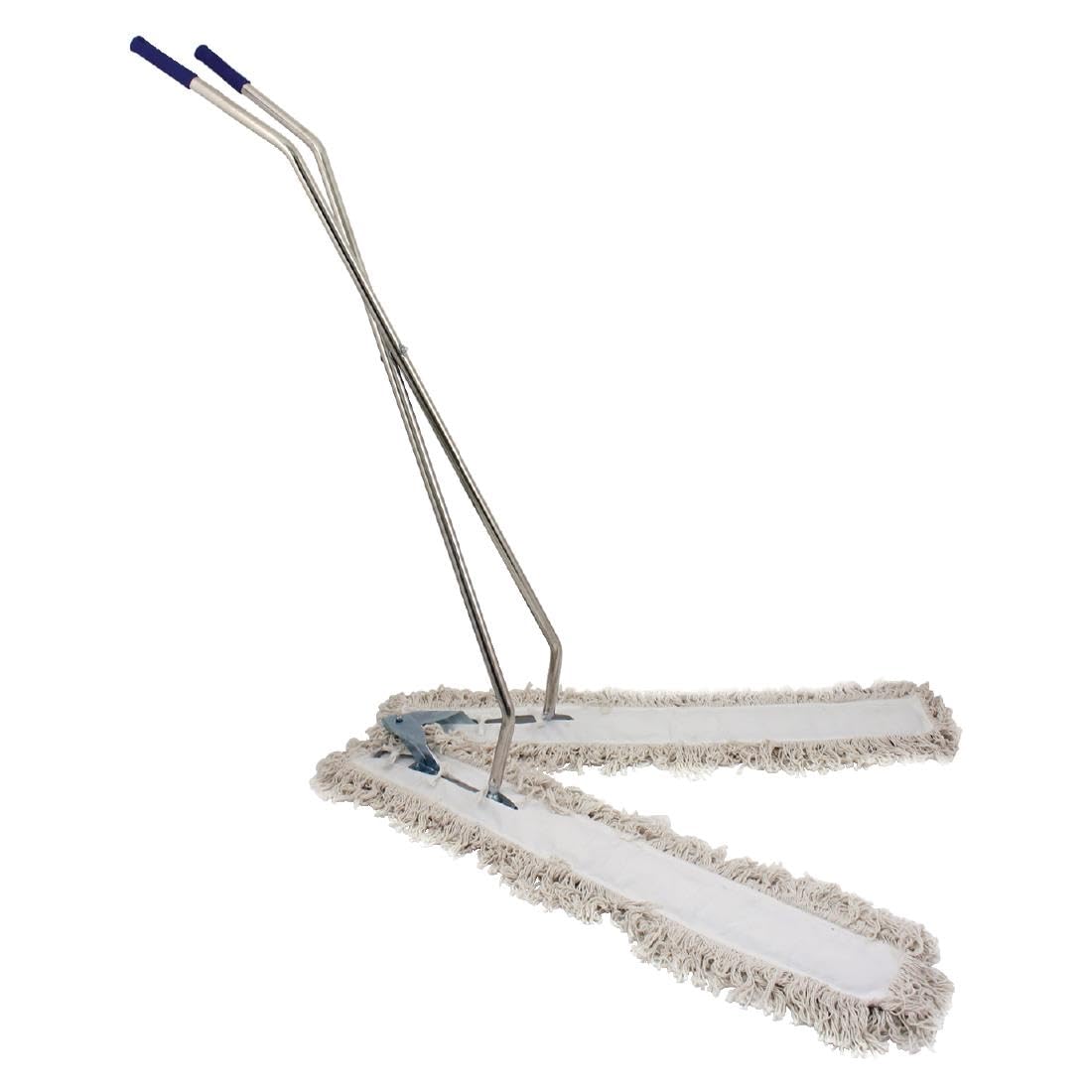 Jantex V-Sweeper Floor Sweeper, White, Size: 711 mm/28 inch, Syntex Fibre Head, Floor Coverage 450 to 1600 mm, V-Shaped Broom, Janitors Sweeper, CD803