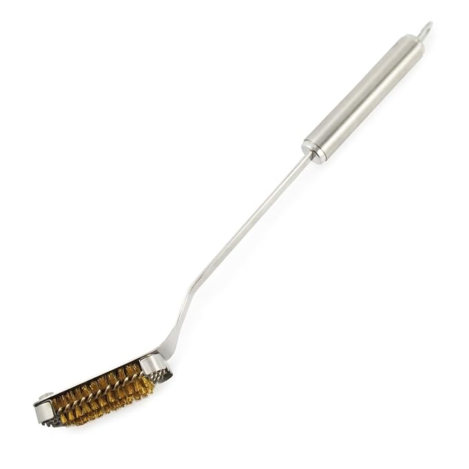 Rösle BBQ Grillbürste 47 cm, 18 Inch - Austauschbare Borsten aus hochwertigem Messing - Ideal für jegliche Arten von Grills, 